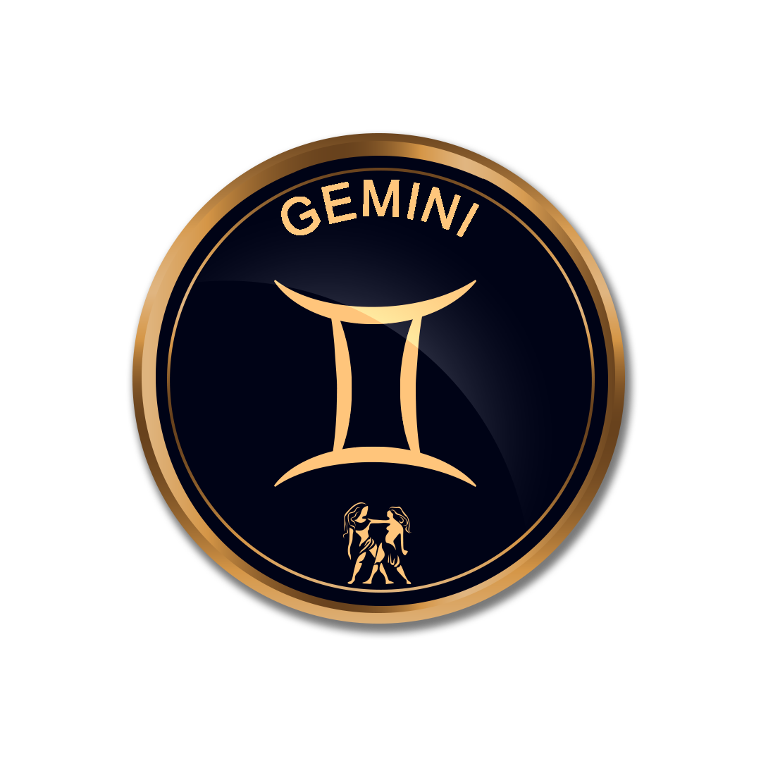 Zodiac Gemini PNG, Gold Gemini symbol PNG images, Gemini sign transparent png full hd images download